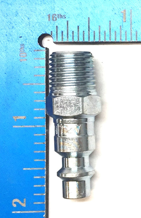 Milton Industrial Design Imperial 1/4" Male Coupler Plug 97410 [Lot of 3] NOS