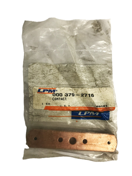 LPM Forklift Copper Contact 379-2716 [Lot of 2] NOS