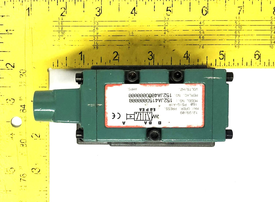 Numatic Air Pilot Solenoid Valve 152JA415O000000 USED
