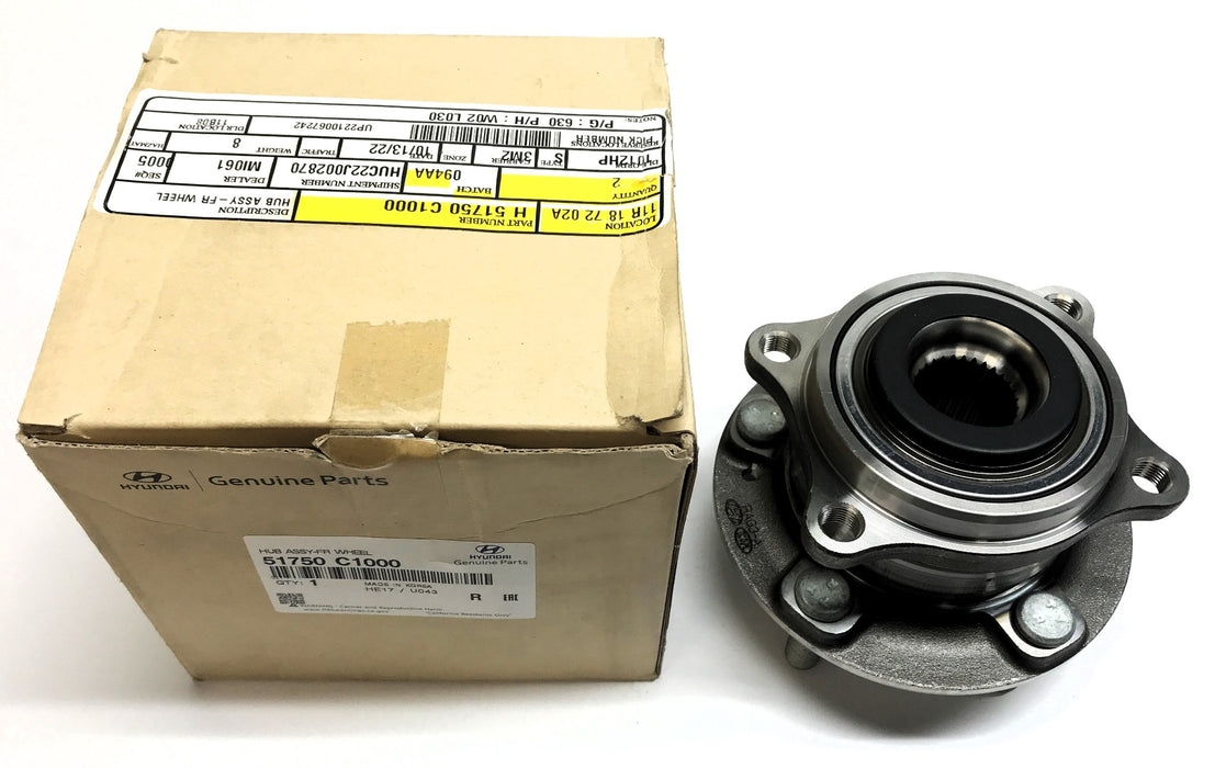Hyundai Front Wheel Hub Assembly 51750 C1000 (51750C1000) (NOS)
