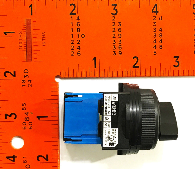 Fuji 2-Position Selector Switch AR30PR-2 [Lot of 3] NOS