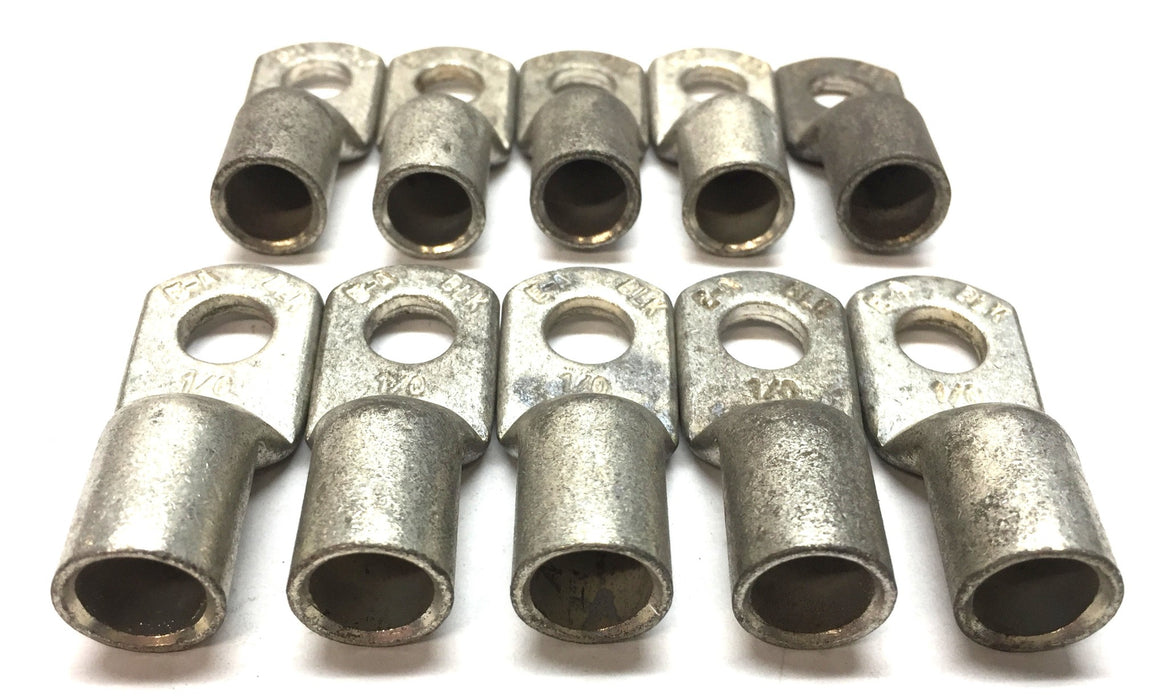 Unbranded 1/0 Gauge Heavy-Duty Power Connection EA-BLK [Lot of 10] NOS