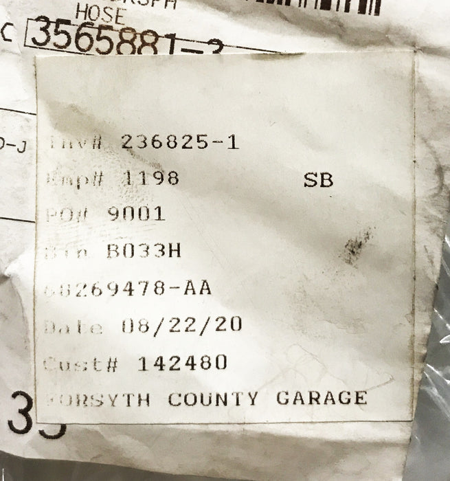 Mopar Dodge Durango Radiator Coolant Hose 68269478-AA NOS