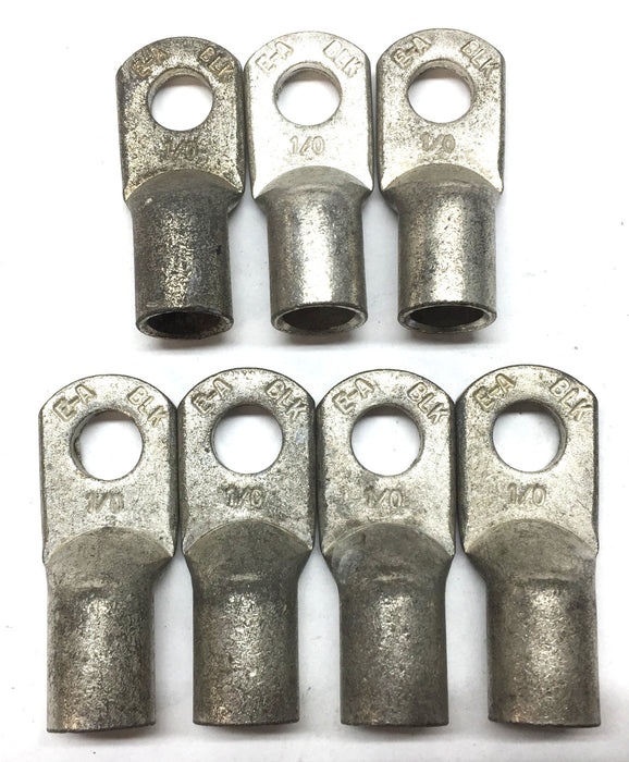 Unbranded 1/0 Gauge Heavy-Duty Power Connection EA-BLK [Lot of 7] NOS
