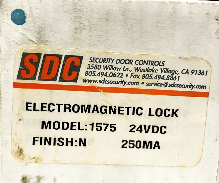 SDC 24VDC 250MA Electromagnetic Gate Lock 1575 NOS