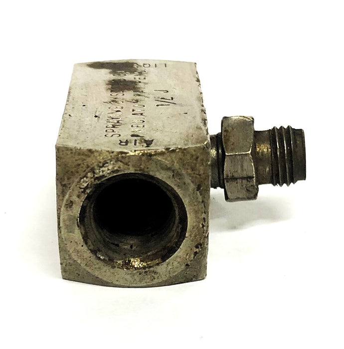 Spraying Systems Co Auto Pneumatic Accessory Atom With Fitting 1/4-J USED