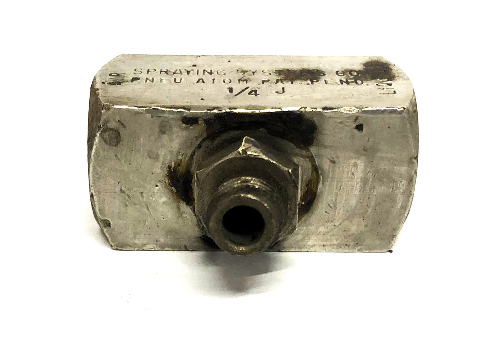 Spraying Systems Co Auto Pneumatic Accessory Atom With Fitting 1/4-J USED