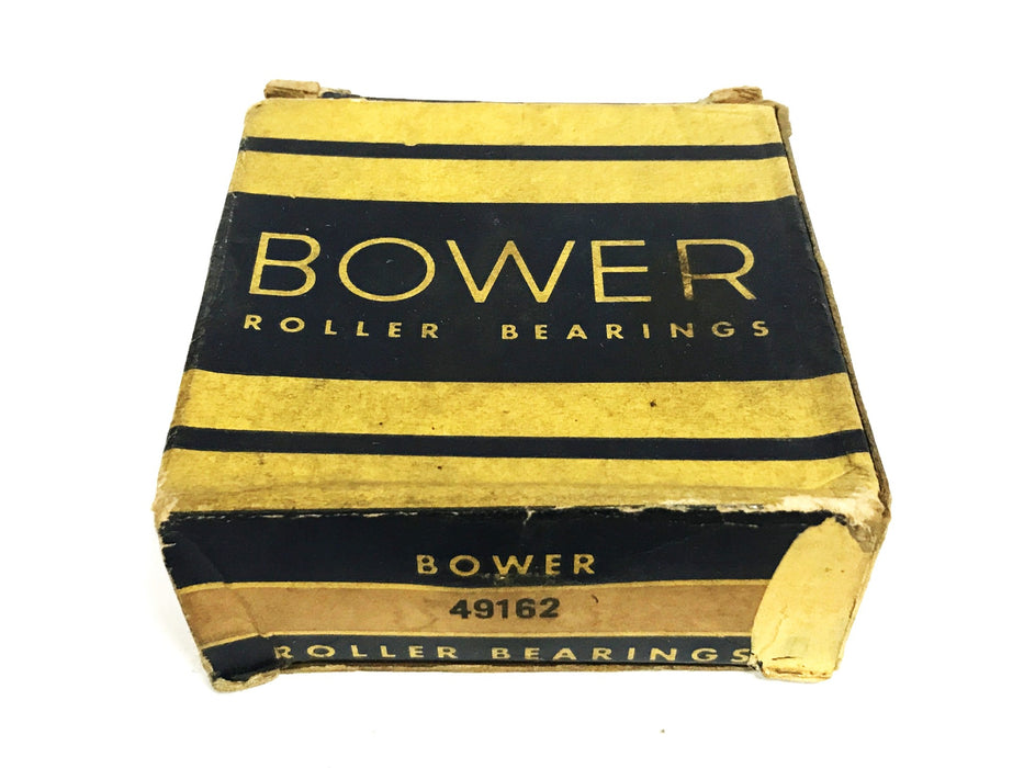 Bower Tapered Roller Bearing Cone 49162 NOS