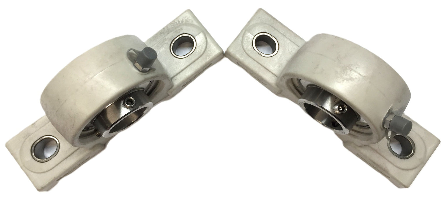 Peer Pillow Block Roller-Bearing Assembly P205F [Lot of 2] NOS