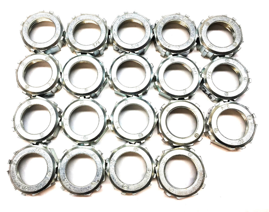 SC 3/4" Galvanized Conduit Bushing [Lot of 19] NOS