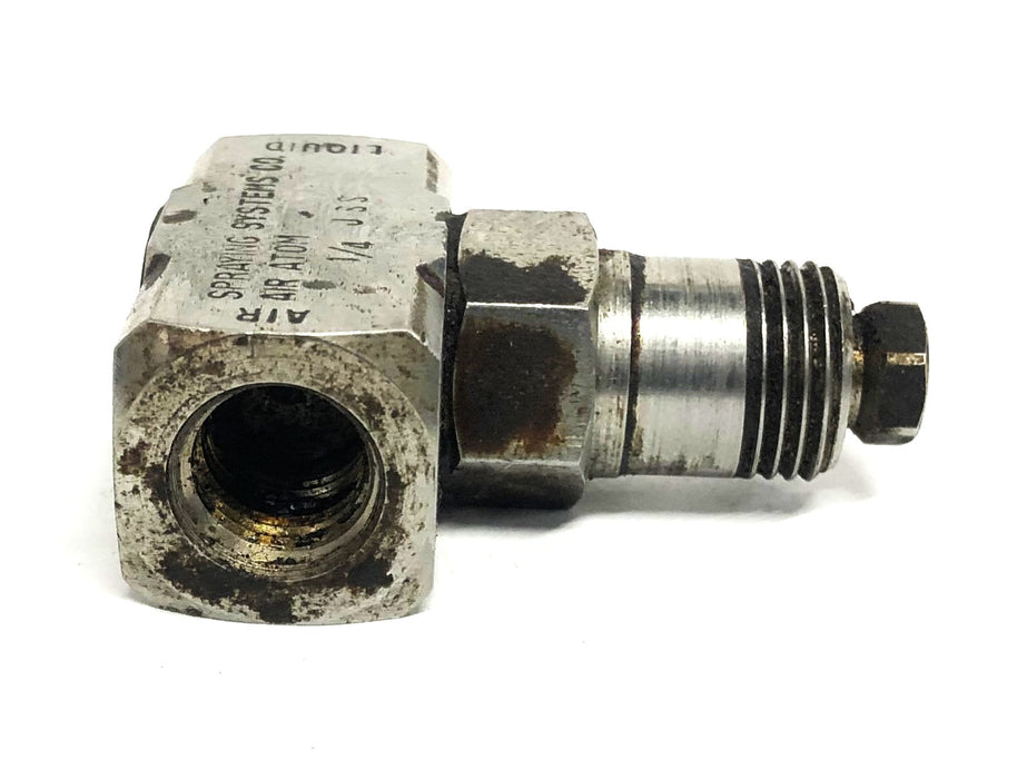 Spraying Systems Air Atom Pneumatic Accessory W/ Nozzle Fitting 1/4-JSS USED
