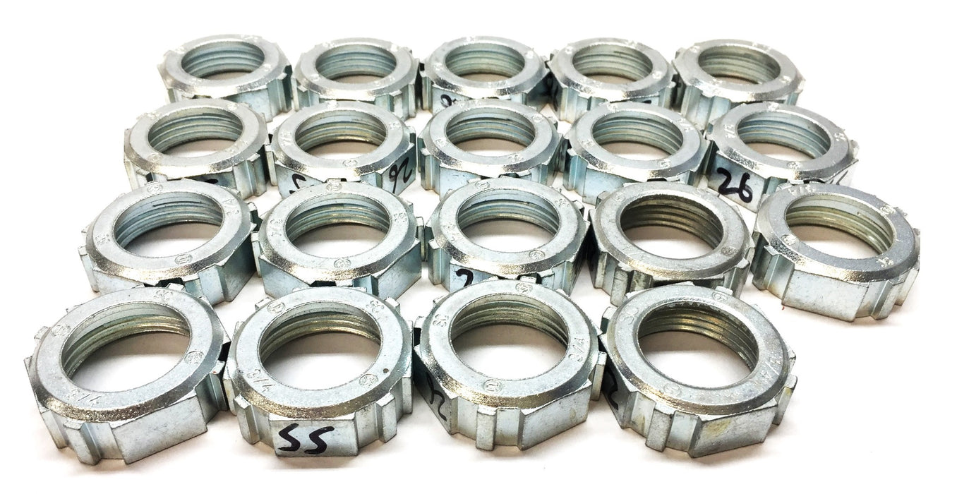 SC 3/4" Galvanized Conduit Bushing [Lot of 19] NOS