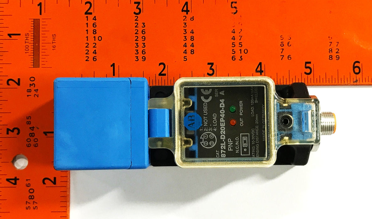 Allen-Bradley Inductive Proximity Sensor 872L-D20EP40-D4 NOS