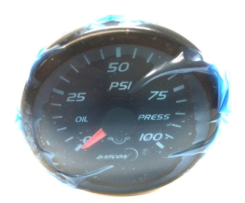 Datcon Engine Oil Pressure Gauge (0-100Psi) 117697 NOS