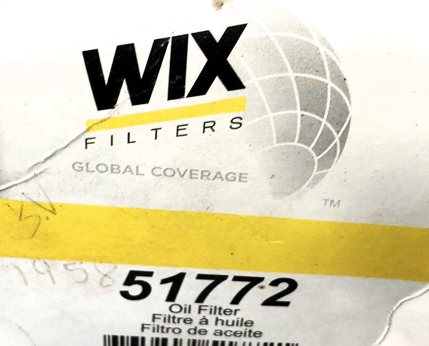 Wix Engine Oil Filter 51772 [Lot of 2] NOS