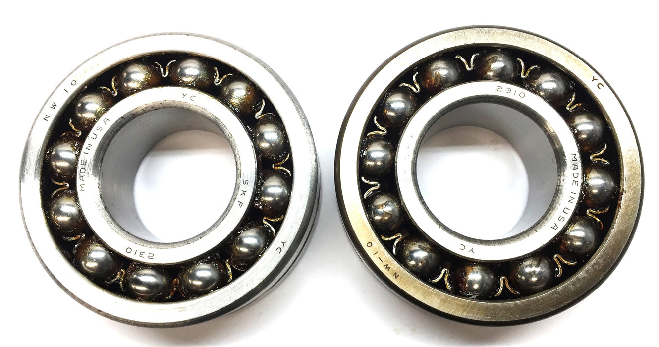 SKF Self-Aligning Double-Row Bearing w/Oil Ring 2310 YC/YC NW10 [Lot of 2] NOS
