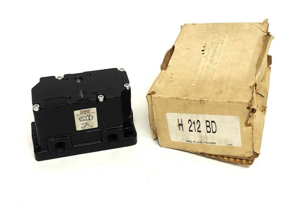 ARO Fluid Power 4-Way Directional Control Valve H212BD NOS