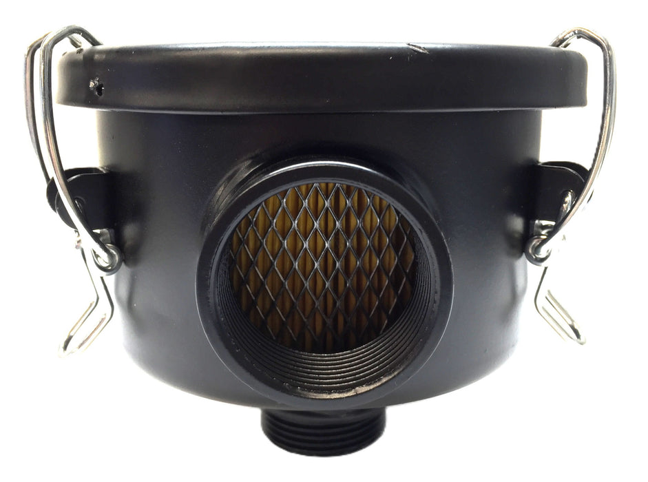 Unbranded Vacuum Filter with Cartridge 1.25" Top 1.50" Side Inlet/Outlet NOS