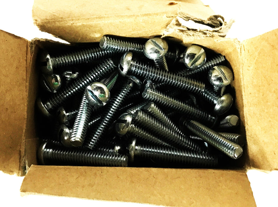 LH Dottie 1/4-20 x 1-1/2 inch Slotted Pan Screws  [Lot of 145] NOS
