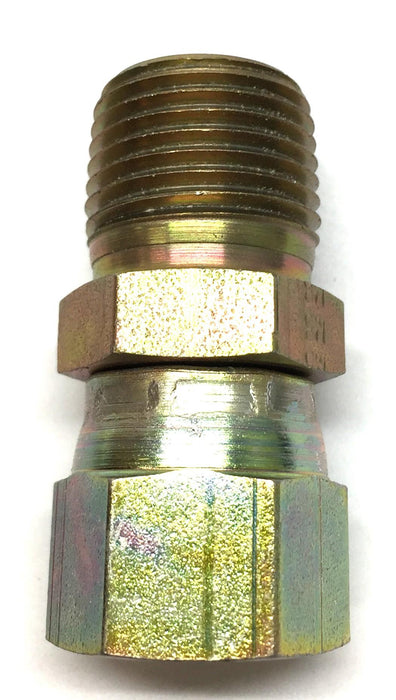Unbranded Straight MP 1/2" x 3/4" FJS Pipe Swivel Fitting 250-0937 NOS