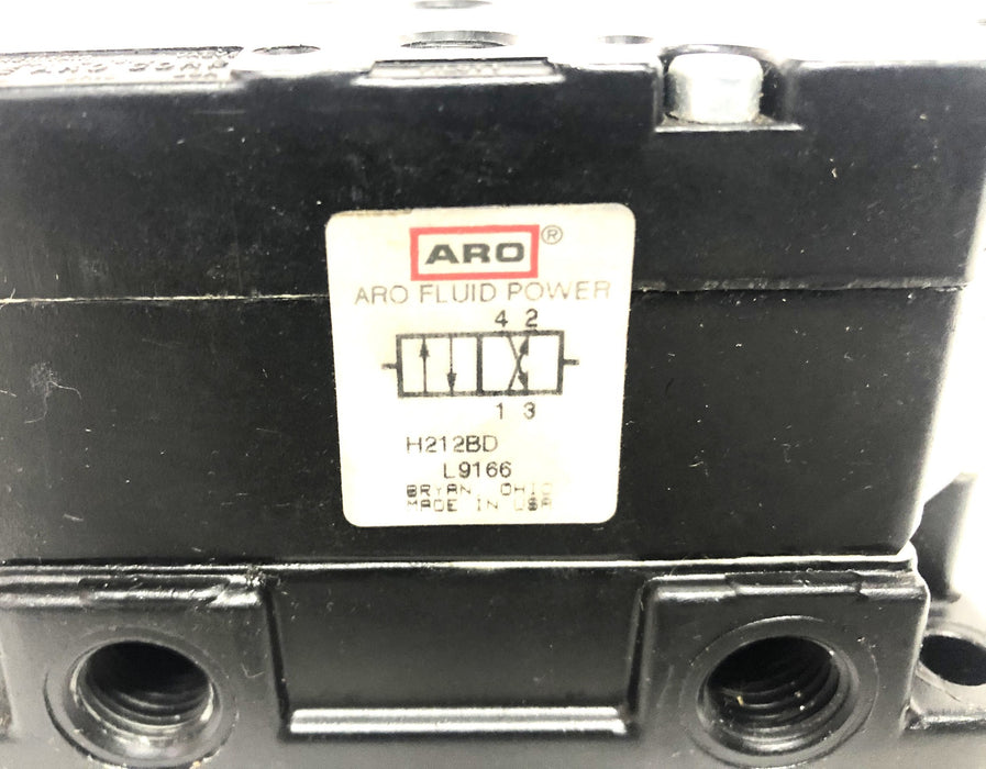 ARO Fluid Power 4-Way Directional Control Valve H212BD NOS