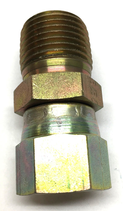 Unbranded Straight MP 1/2" x 3/4" FJS Pipe Swivel Fitting 250-0937 NOS