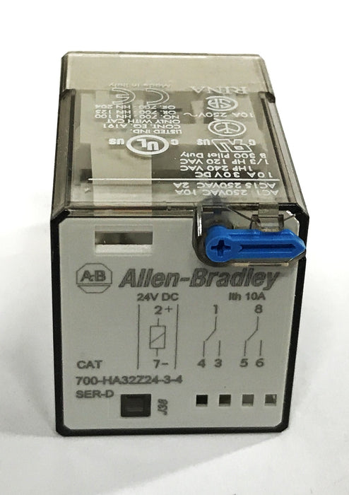 Allen-Bradley General Purpose Relay 700-HA332Z24-3-4 [Lot of 2] NOS