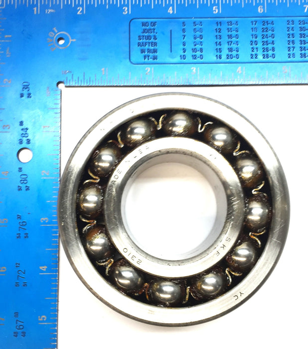 SKF Self-Aligning Double-Row Bearing w/Oil Ring 2310 YC/YC NW10 [Lot of 2] NOS