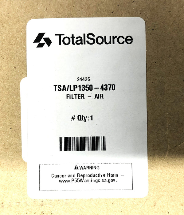 Total Source Air Filter LP1350-4370 [Lot of 2] NOS
