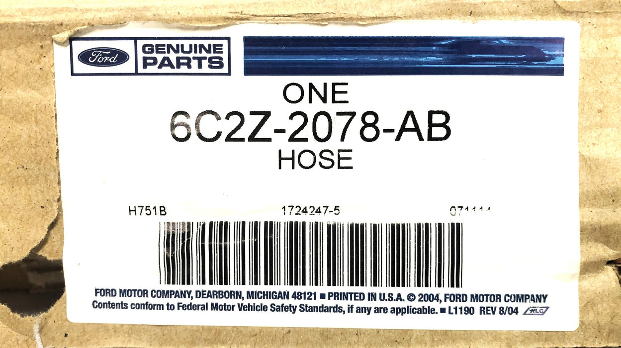 Ford Hydraulic Brake Hose 6C2Z-2078-AB NOS