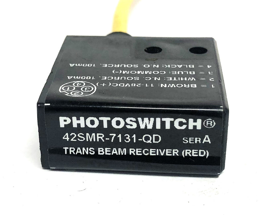Allen-Bradley Series A Photoswitch Trans Beam Receiver (Red) 42SMR-7131-QD NOS