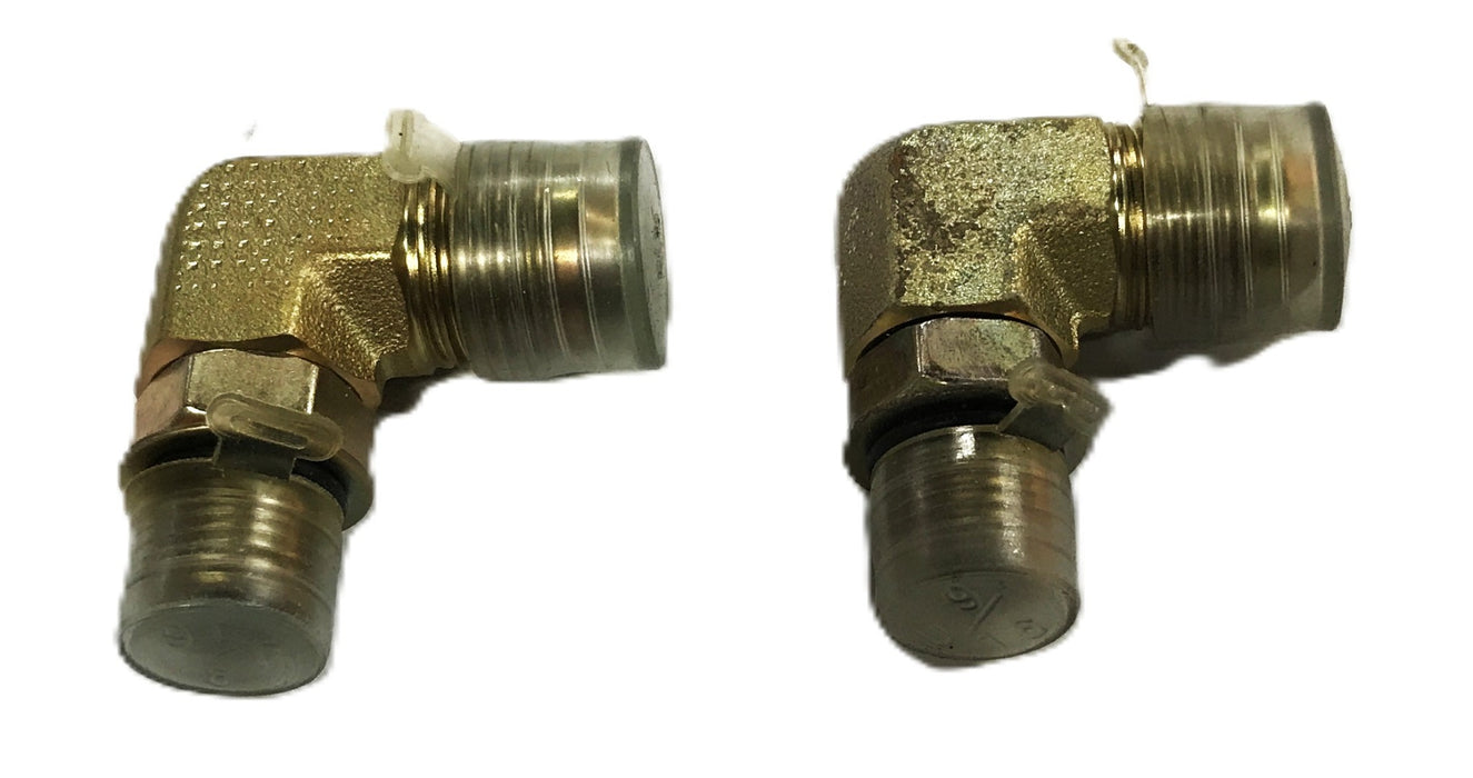 Eaton Weatherhead Hydraulic Elbow Fitting C5515C8X6 [Lot of 2] NOS