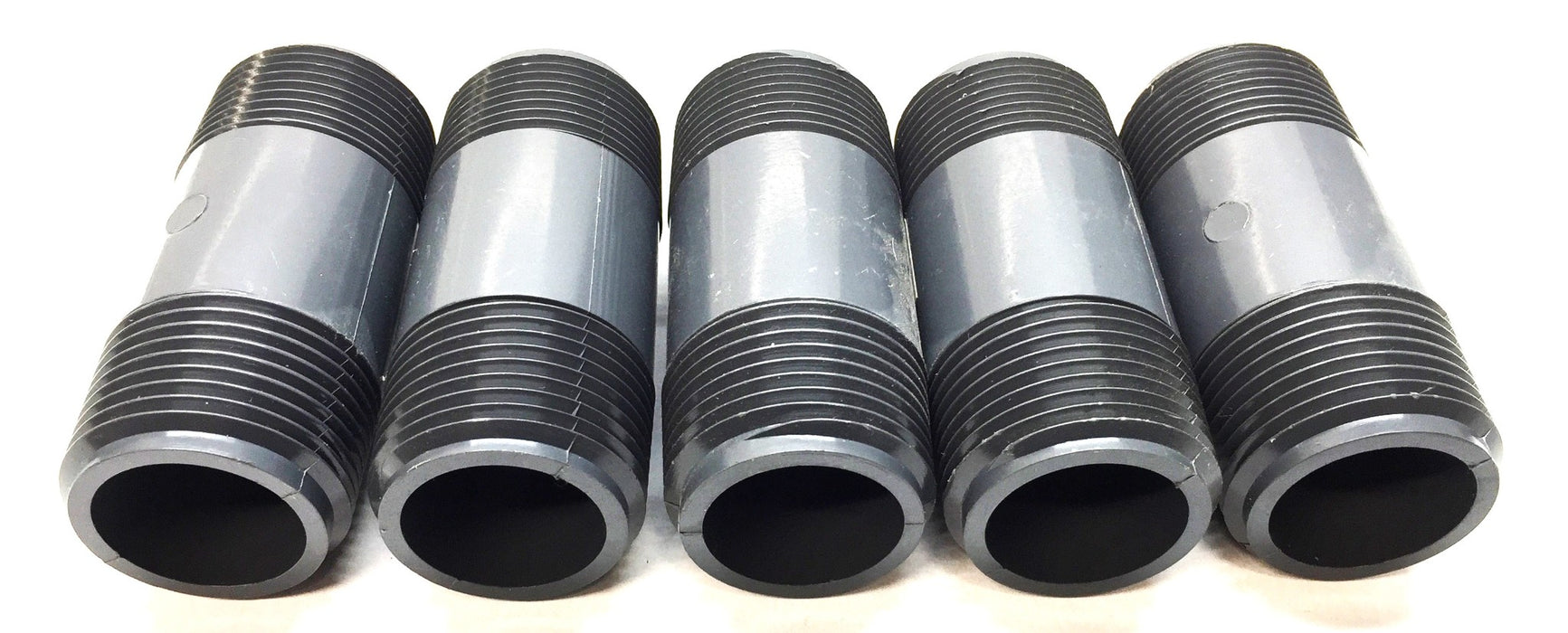 Unbranded 1-1/4" x 3" PVC Nipple SCH 80 [Lot of 5] NOS