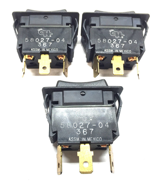 Cole Hersee 3-Blade Momentary Rocker Switch 58027-04 [Lot of 3] NOS