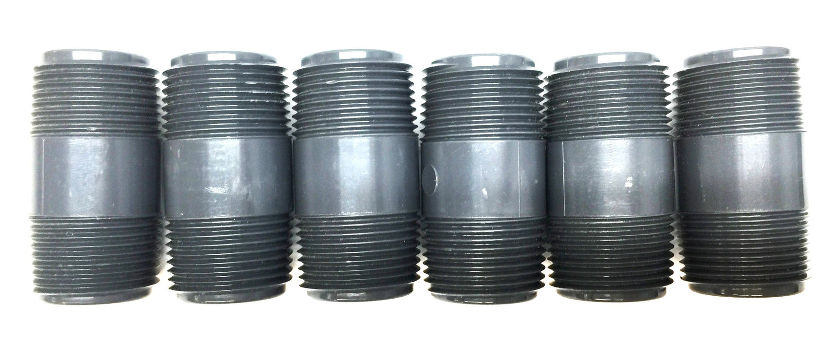 Unbranded 1" x 2" PVC Nipple SCH 80 [Lot of 6] NOS