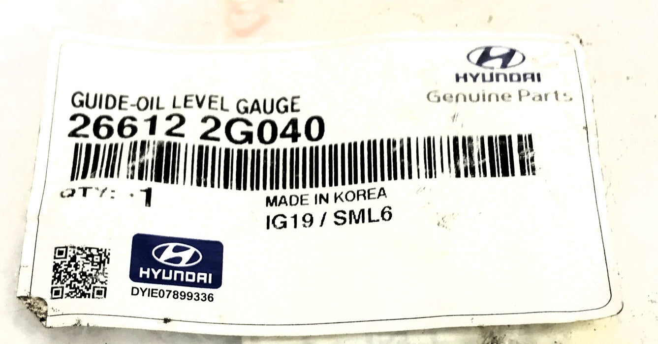 Hyundai Oil Level Gauge Guide 26612 2G040 (266122G040) NOS
