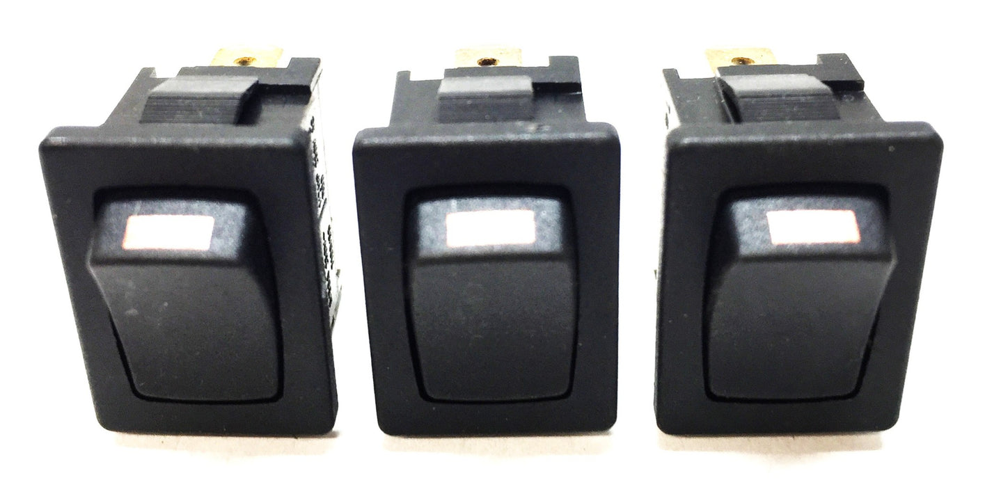 Whelen Snap-in Rocker Switch for SS741MG-11 [Lot of 3] NOS