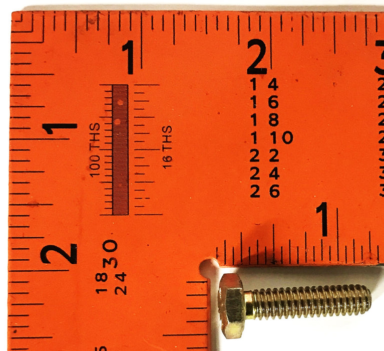 Brighton 1/4-20 x 1 inch Steel Zinc Hex Head Screws 450010 [Lot of 75] NOS
