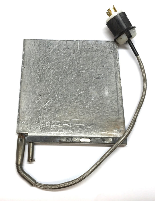 Tempco 2300W/220V 9"x 10"x1/2" Locking-Plug Heat Plate CBH10380 (A400LHP) USED