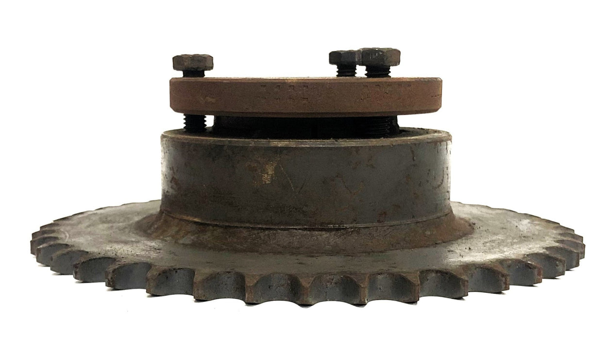 Browning 40 Tooth Roller Chain Sprocket With Split Bushing 50Q40 NOS