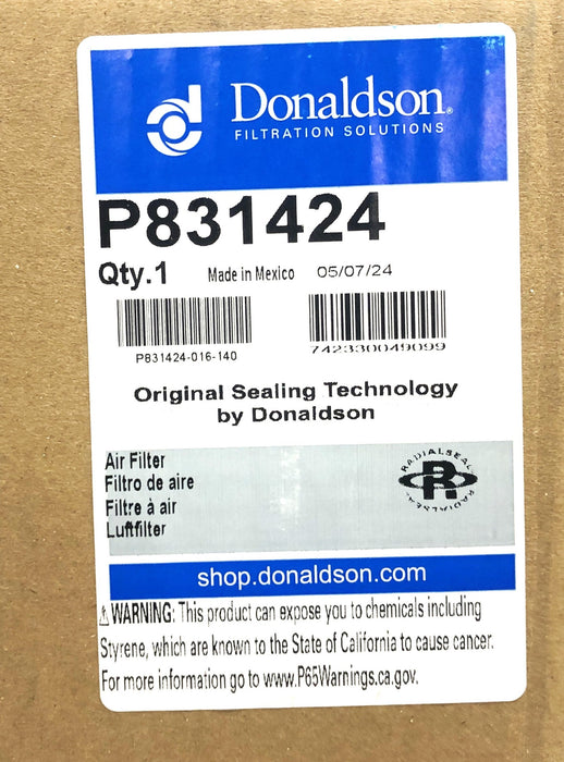 Donaldson Air Filter P831424 NOS