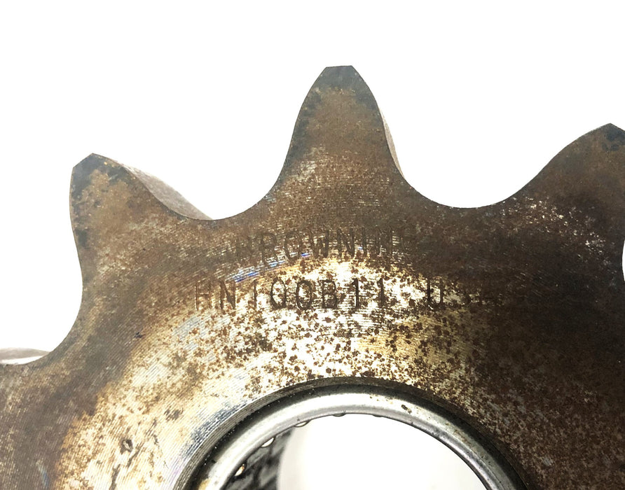 Browning 11 Tooth Roller Chain Sprocket With Needle Roller Bearing HN100B11 NOS