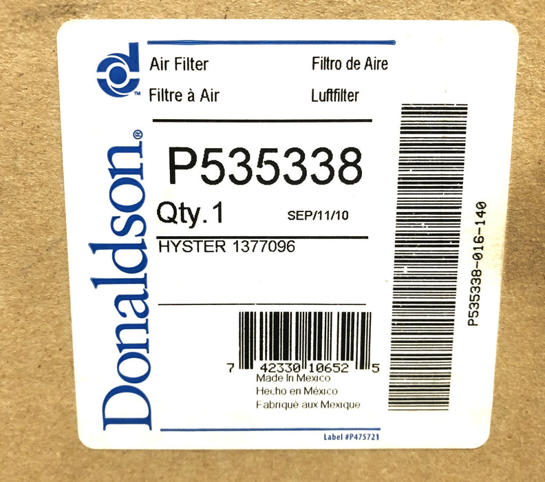 Donaldson Air Filter P535338 NOS