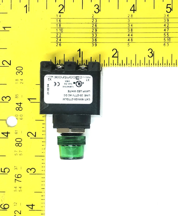 C3Controls Non-Relampable Multi-Voltage Lens 16MV20-277DLW-MPLLGN NOS