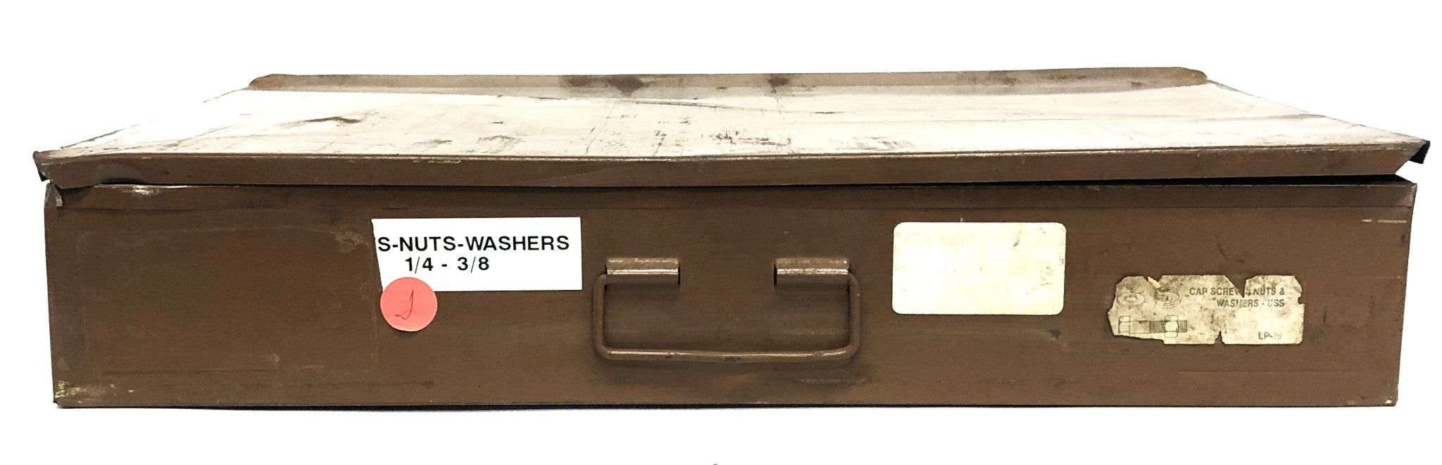 Unbranded Metal Tool Case With Dividers 18-1/8x12-1/8x3 Inch USED