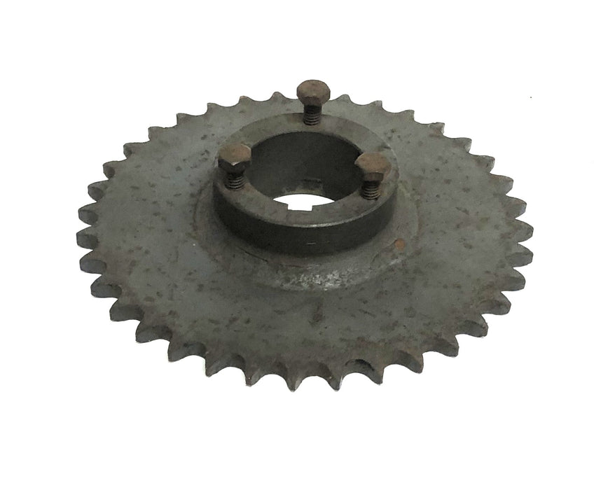Browning 36 Tooth 1.87IN Bore 0.38IN Keyway Roller Chain Sprocket 50P36 USED