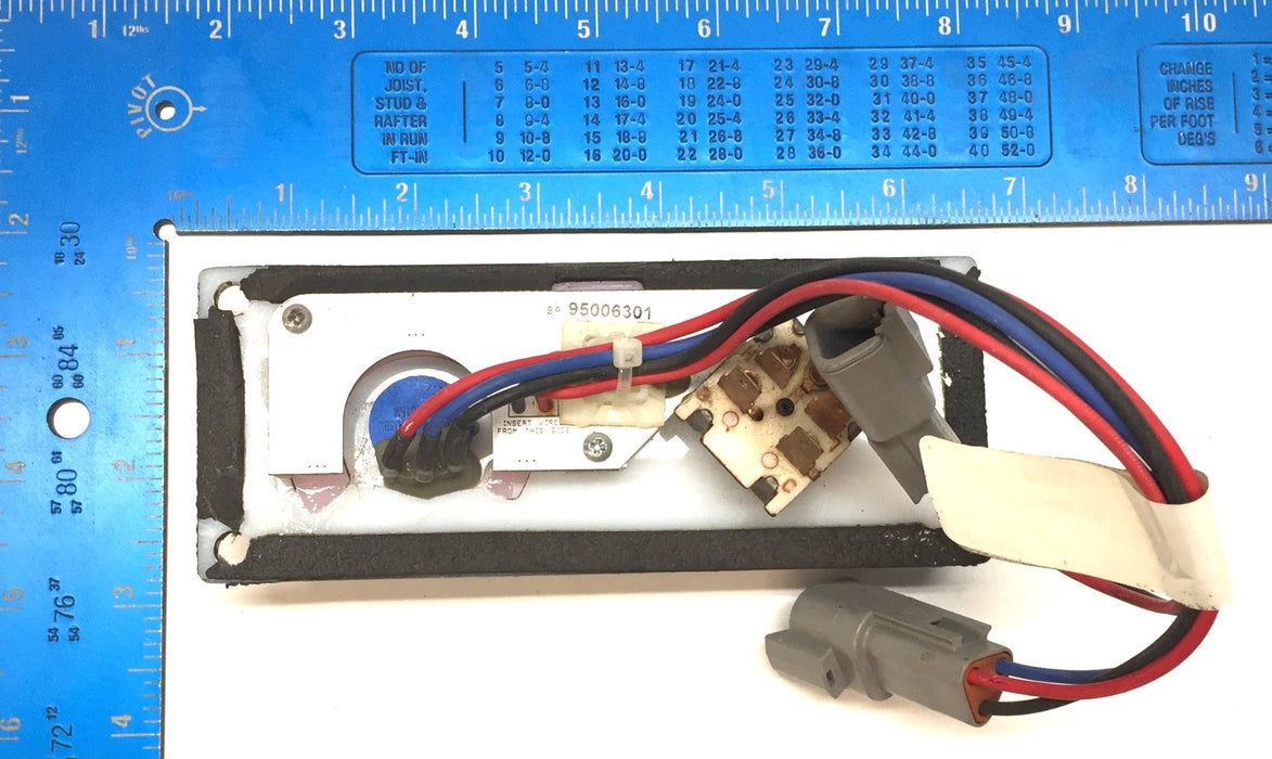 Busair Fan Climate Control Panel Assembly 95002301 (161130 0948) USED