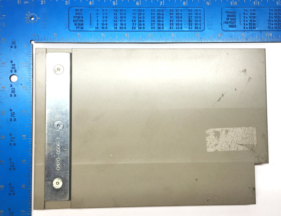 Unbranded 9-5/16" x 6-5/16" Heater Plate 0420-0554-A (0420-0506-1) USED