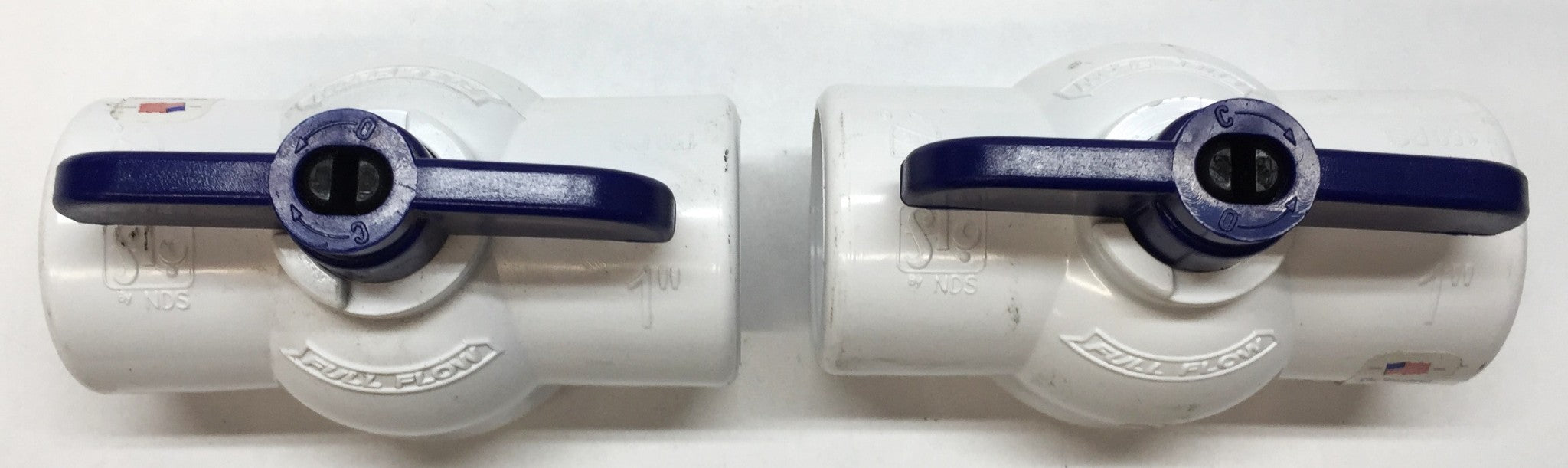 NDS Slo-Control Port-in-Line Ball Valve EBV-1000-T [Lot of 2] NOS
