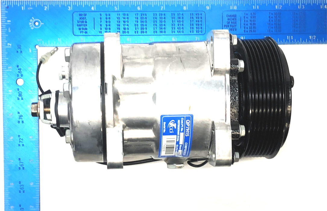 TCCI A/C Compressor QP7H15 (QP4864/QP7H15-4864) NOS